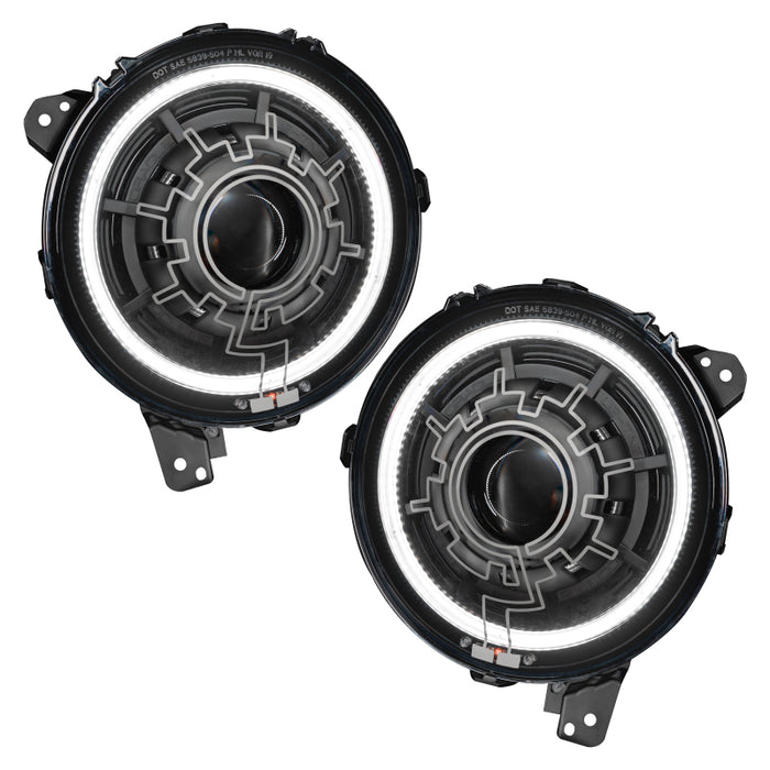 Oracle Lighting 18-22 Jeep Wrangler JL Oculus Bi-LED Projector Headlights