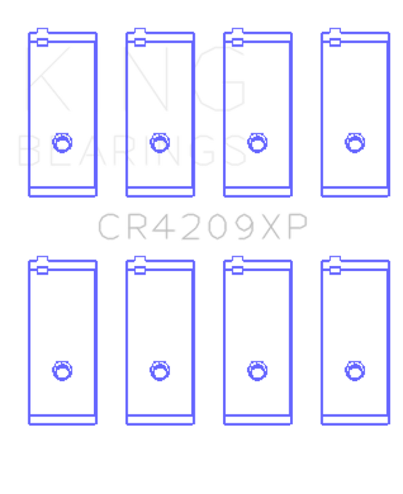 King Engine Bearings Toyota 3SGTE (Size 0.025mm) Performance Rod Bearing Set