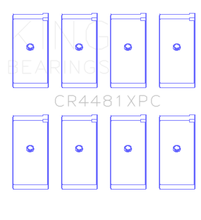 King Mitsubishi 4G63 / 4G64 6 Bolt 1st Gen DSM (Size STDX) pMaxKote Performance Rod Bearing Set