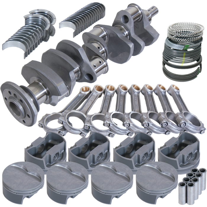 Eagle Chevy Pro Street 383 Rotating Assembly 4140 Crankshaft w/ 4340 I Beam Rods & Flat Top Pistons