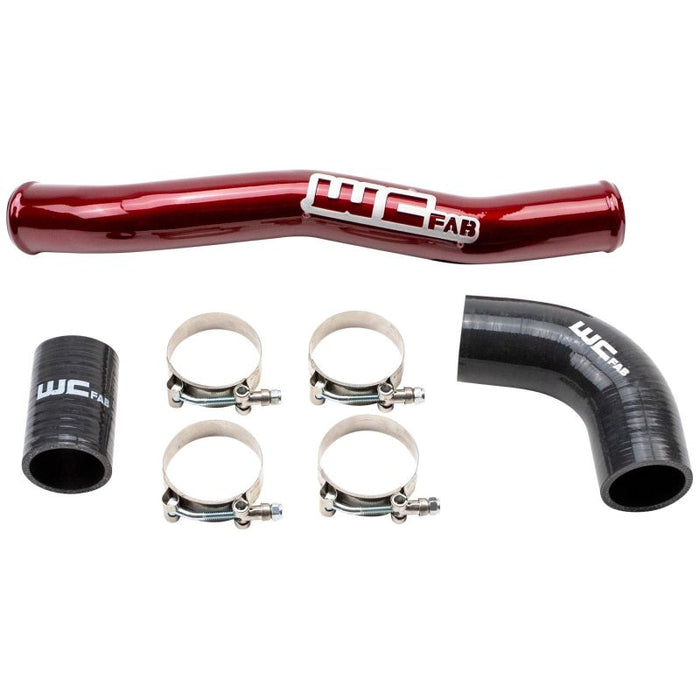 Wehrli 2020-2024 Chevrolet 6.6L L5P Duramax Upper Coolant Pipe - WCFab Red