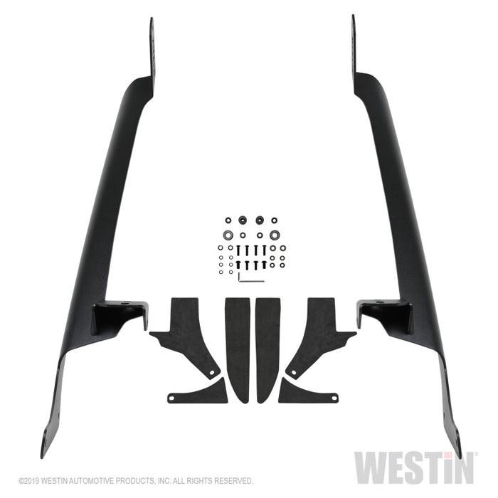 Westin 18-19 Jeep Wrangler Pillar LED Light Mount - Textured Black