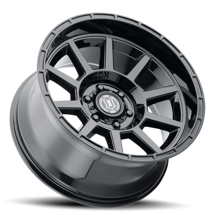 ICON Recoil 20x10 5x5 -24mm Offset 4.5in BS Gloss Black Wheel