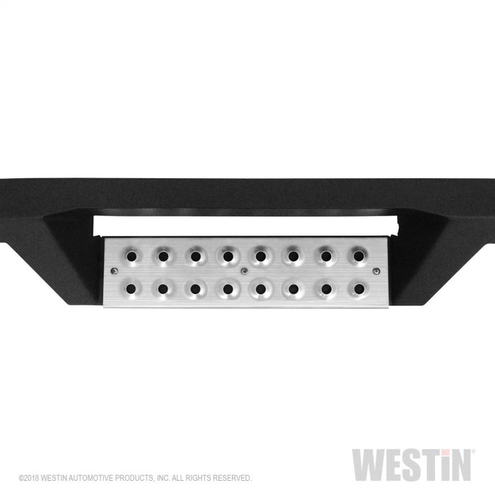 Westin 07-21 Toyota Tundra DC HDX Stainless Drop Nerf Step Bars - Tex. Blk