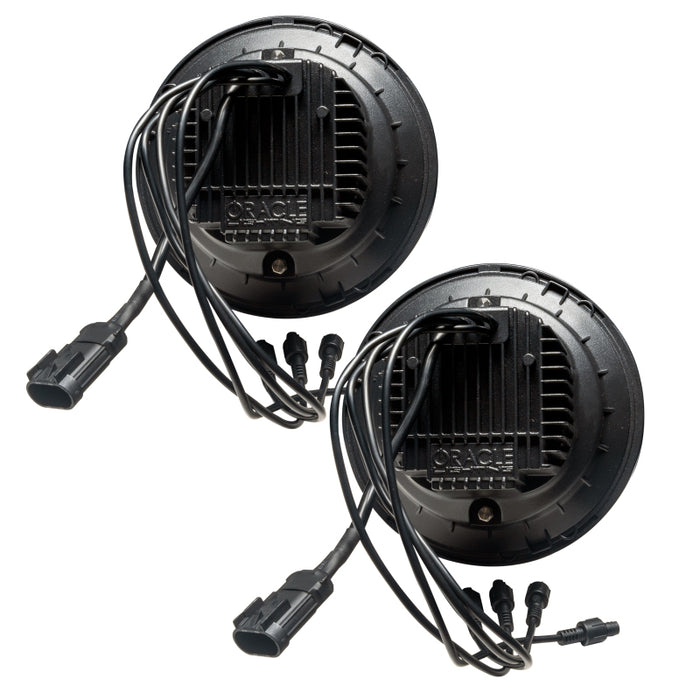 ORACLE Lighting 0718 Jeep Wrangler JK Oculus 7in ColorSHIFT Bi-LED Projector Headlights