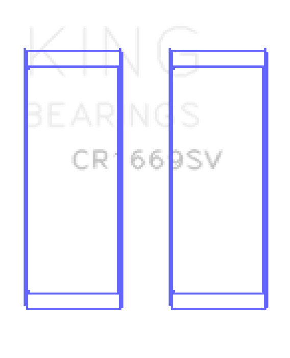 King Engine Bearings Volkswagen AZV/CFAC/AWX (Size +0.25mm) Connecting Rod Bearing Set