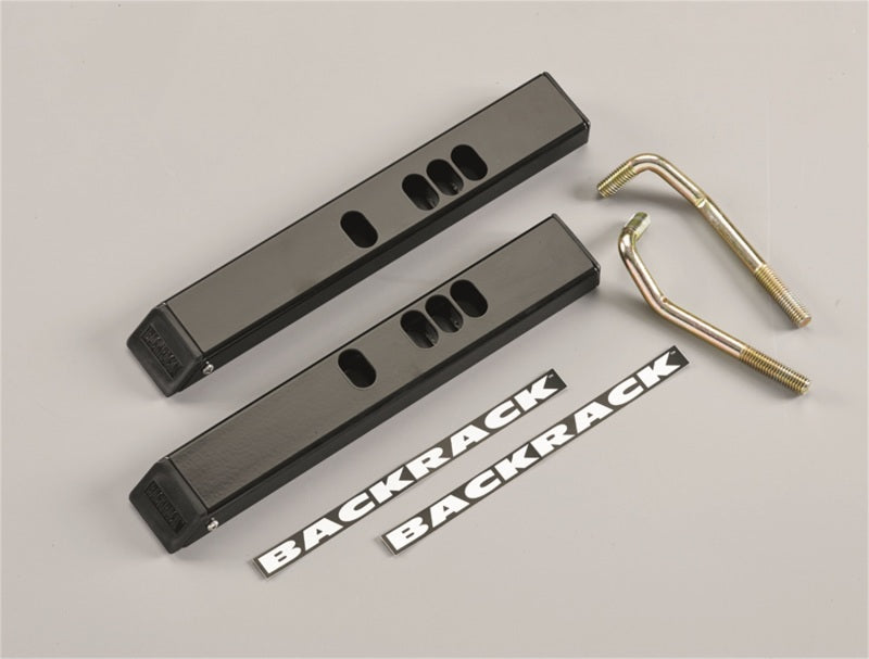 BackRack 2017+ Superduty Aluminum Tonneau Cover Adaptors Low Profile 1in Riser
