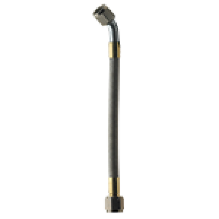 Fragola -8AN Hose Assembly Straight x 45 Degree Alum Nut 24in