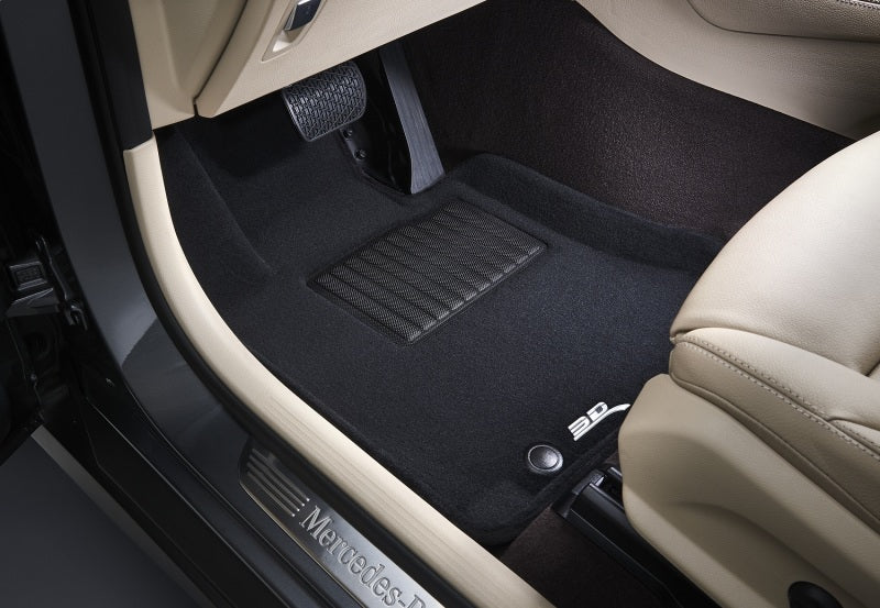3D MAXpider 09-19 Ford Flex w/o Center Console Elegant 1st 2nd 3rd (2 Eyelets) - Set (Black)