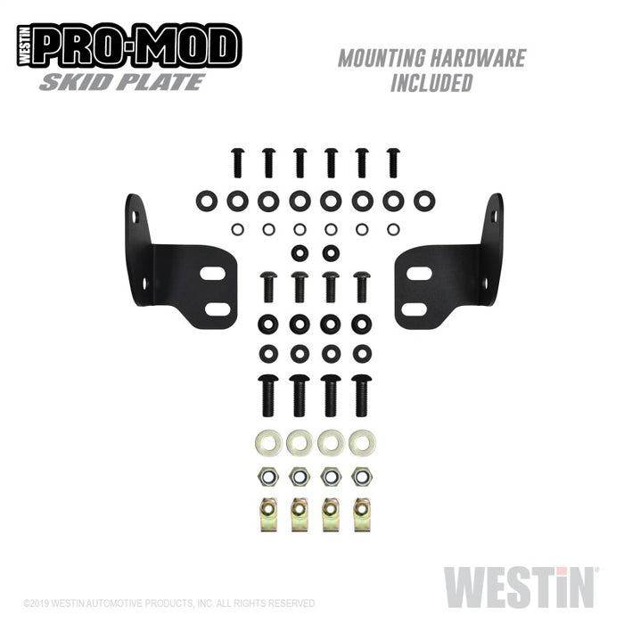 Westin 18-19 Ford F-250/350 Pro-Mod Skid Plate - Textured Black
