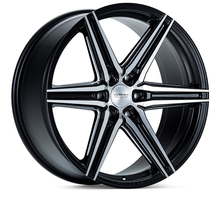 Vossen HF6-2 24x10 / 6x139.7 / ET25 / Deep Face / 106.1 - Brushed Matte Black Wheel