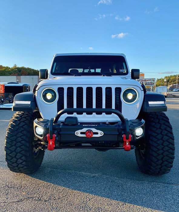 Oracle Oculus Bi-LED Projector Headlights for Jeep JL/Gladiator JT - Matte Blk - 5500K