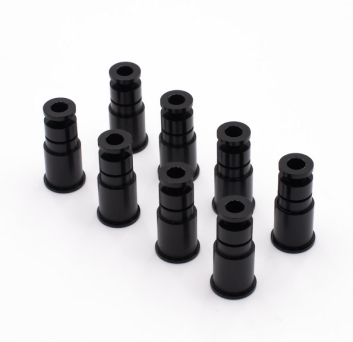 BLOX Racing 14mm Adapter Top (1in) w/Viton O-Ring (Set of 4)