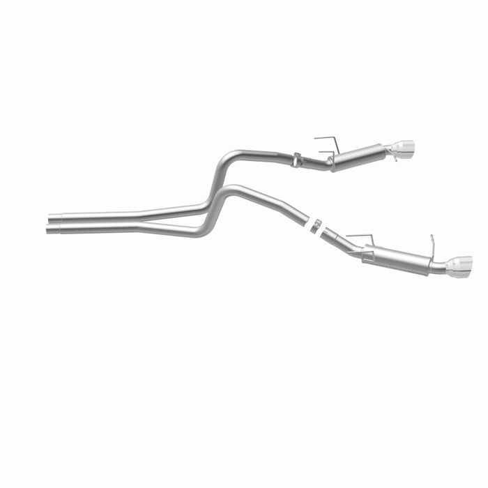 Magnaflow 2014 Ford Mustang V6 3.7L Comp Series Dual Split Rear Polished Stainless C/B Perf Exhaust