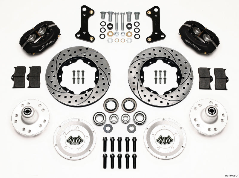 Wilwood Forged Dynalite Front Kit 11.00in Drilled 67-69 Camaro 64-72 Nova Chevelle