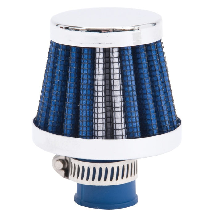 Edelbrock Valve Cover Breathers 9mm Inlet Blue/Chrome