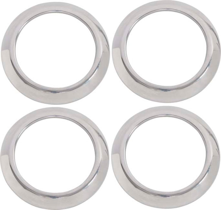 Kentrol 07-10 Jeep Wrangler JK Air Vent Bezels 4 Pieces - Polished Silver