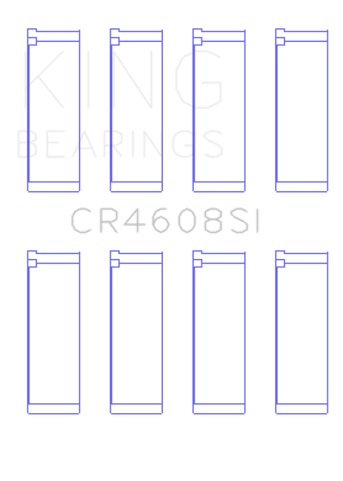 King Engine Bearings Toyota 2ZZ-GE Connecting Rod Bearing Set (Set of 4) - Size STD