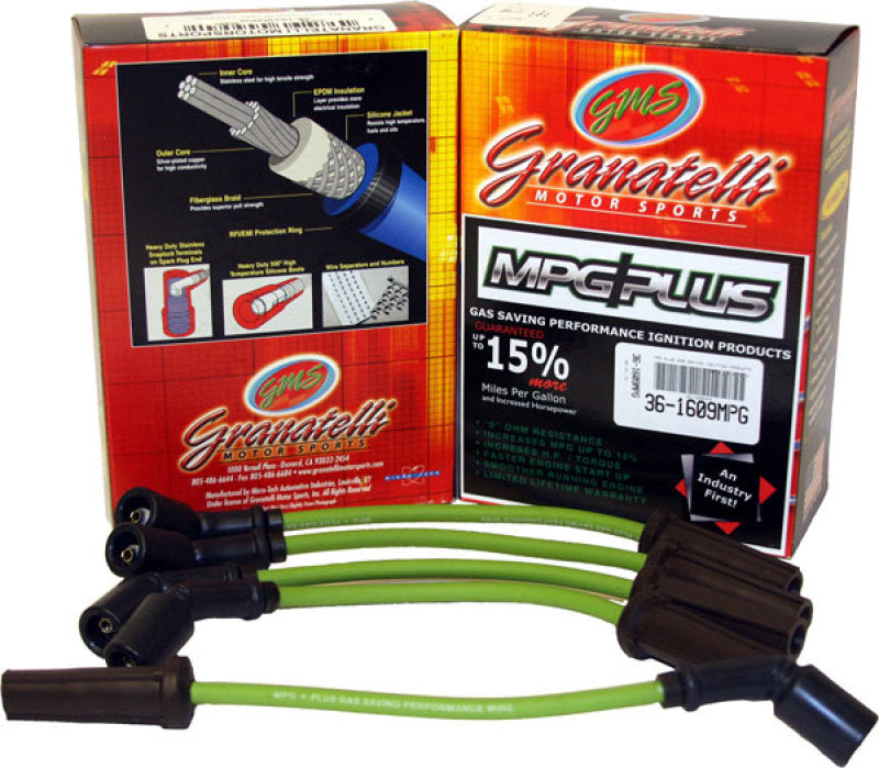 Granatelli 01-02 Dodge Neon 4Cyl 1.6L/2.0L MPG Plus Ignition Wires