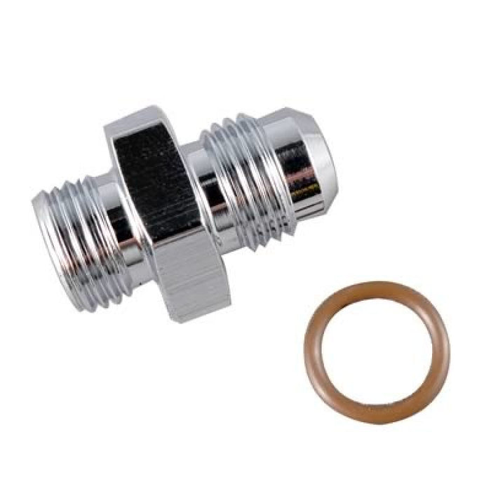 Fragola -10AN x 1-1/16-12 (12) Radius Fitting O-Ring - Chrome