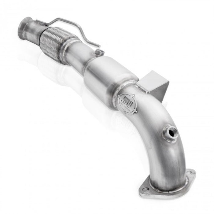 Stainless Works 2016-18 Ford Focus RS 3in High-Flow Cats Downpipe Factory Connection