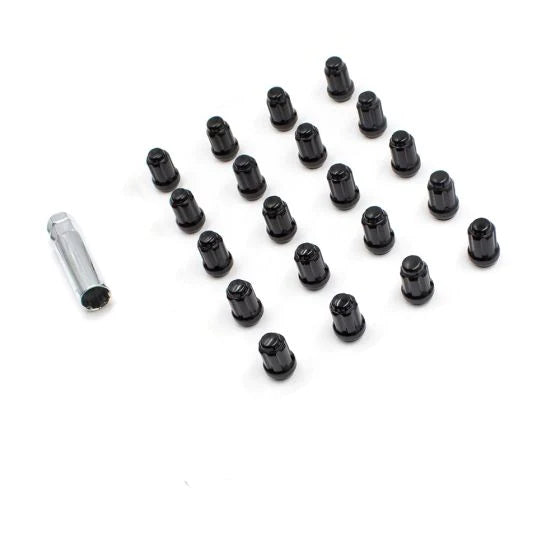 6-Spline Black Lug Nut Kit (21+ All Mach-E Models)