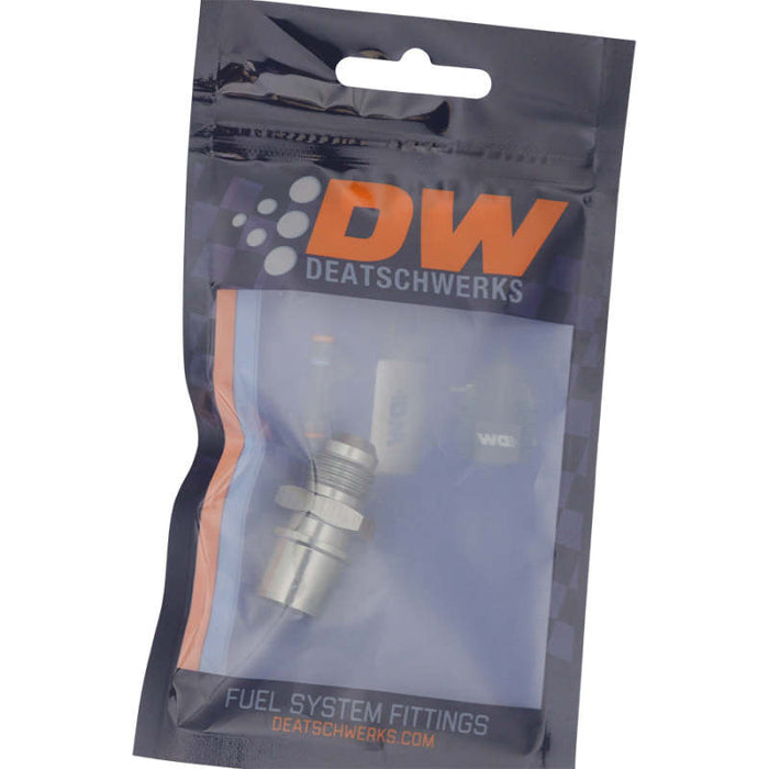 DeatschWerks 6AN Male Flare to Toyota Module Quick Connect - Anodized DW Titanium