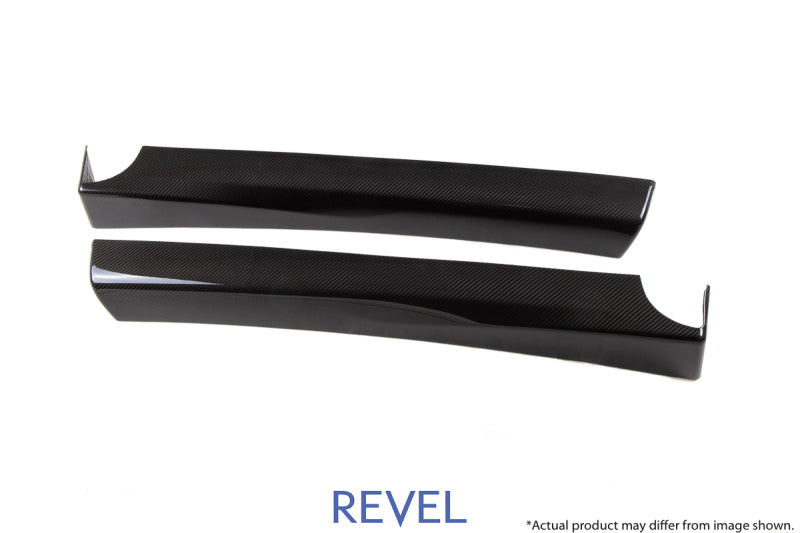 Revel GT Dry Carbon Door Trim (Front Left & Right) Tesla Model 3 - 2 Pieces