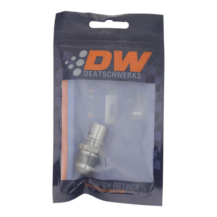 DeatschWerks 8AN Male Flare to Toyota Module Quick Connect - Anodized DW Titanium