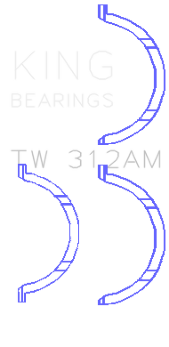King Engine Bearings Chevrolet V8 6.6L Turbo Diesel 2001-09 Thrust Washer Set