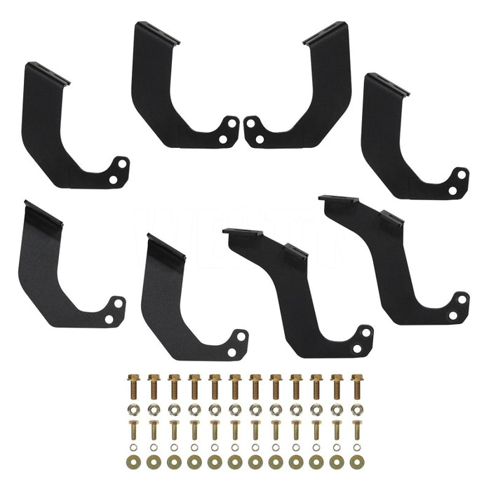 Westin 2022+ Toyota Tundra Double Cab Outlaw Nerf Step Bars - Textured Black