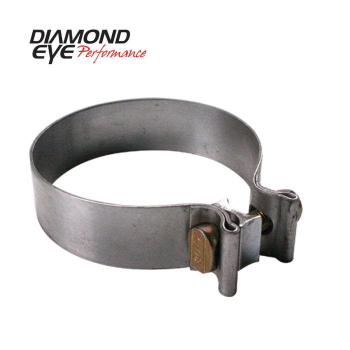 Diamond Eye CLAMP Band 2in 409 SS METRIC HARDWARE