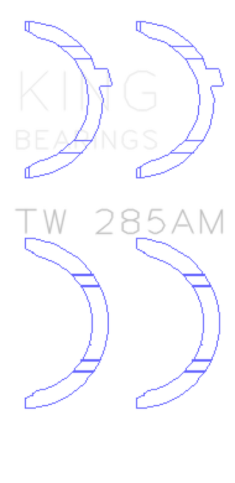 King Engine Bearings 94-01 Toyota 2.4L 2RZ-FE/2.7L 3RZ-FE Thrust Washer Set