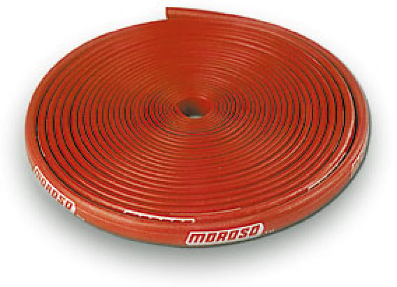 Moroso Insulated Spark Plug Wire Sleeve - 8mm - Red - 25ft Roll