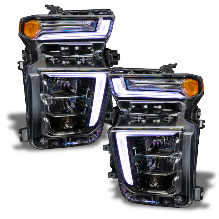 Oracle 20-21 Chevy Silverado HD 2500 RGB+W Headlight DRL Kit - ColorSHIFT w/o Controller