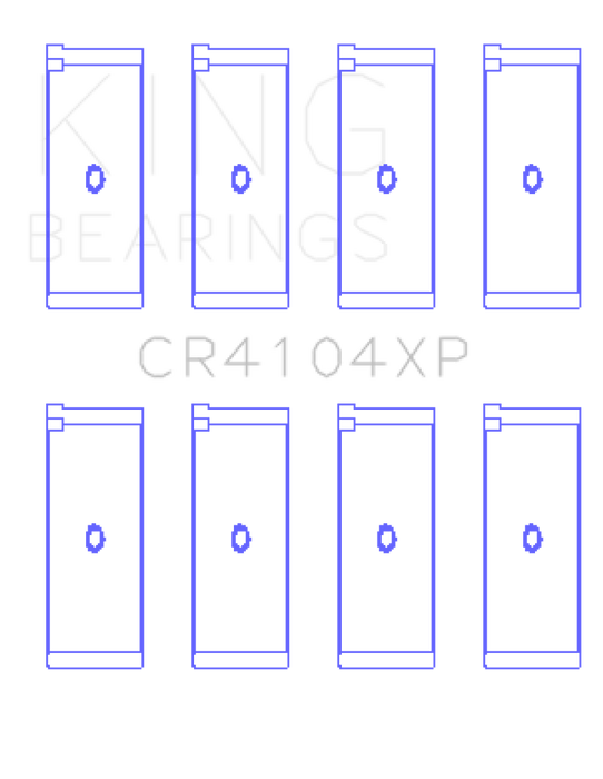 King Engine Bearings Audi/VW 83-03 1.6L/1.8L/2.0L Performance Rod Bearing Set - Size STDX