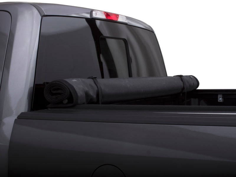 Lund 99-13 Ford F-250 Super Duty (6.8ft. Bed) Genesis Roll Up Tonneau Cover - Black