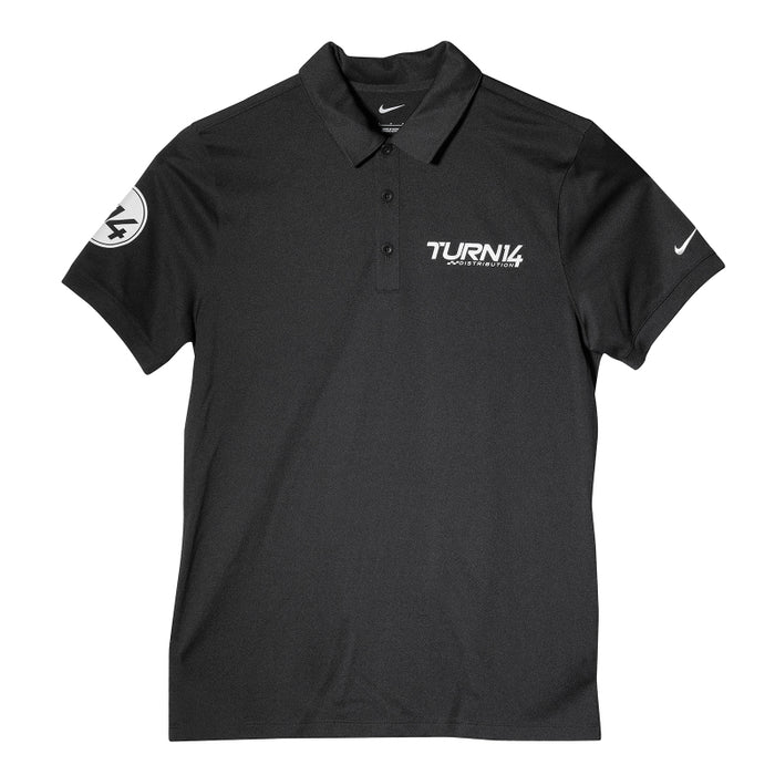 Turn 14 Distribution Black Dri-FIT Polo - Medium (T14 Staff Purchase Only)