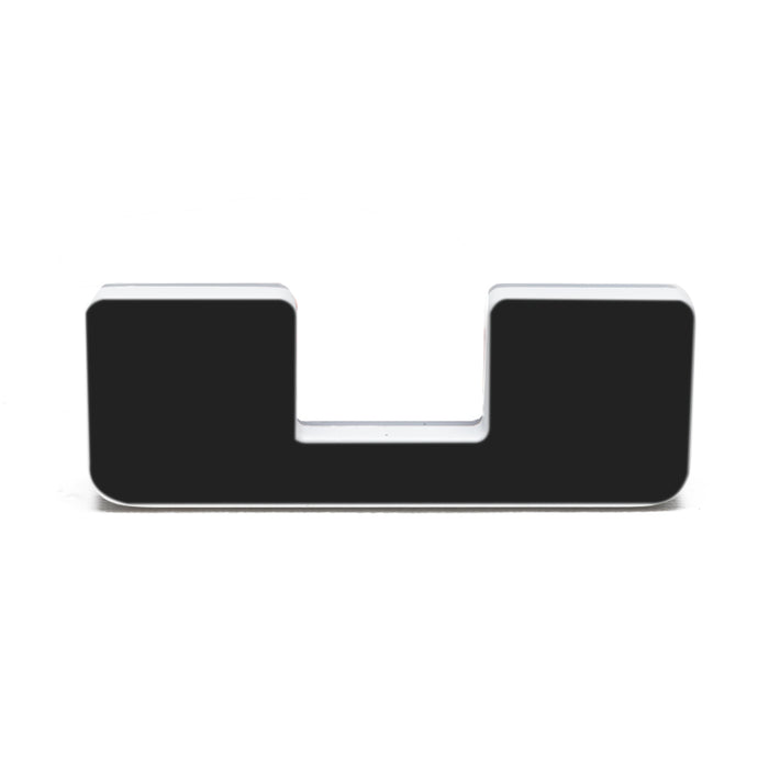 ORACLE Lighting Universal Illuminated LED Letter Badges - Matte Blk Surface Finish - U