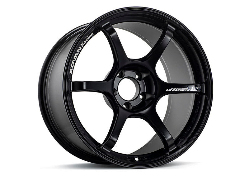Advan RG-4 18x10.5 +15 5x114.3 Semi Gloss Black Wheel