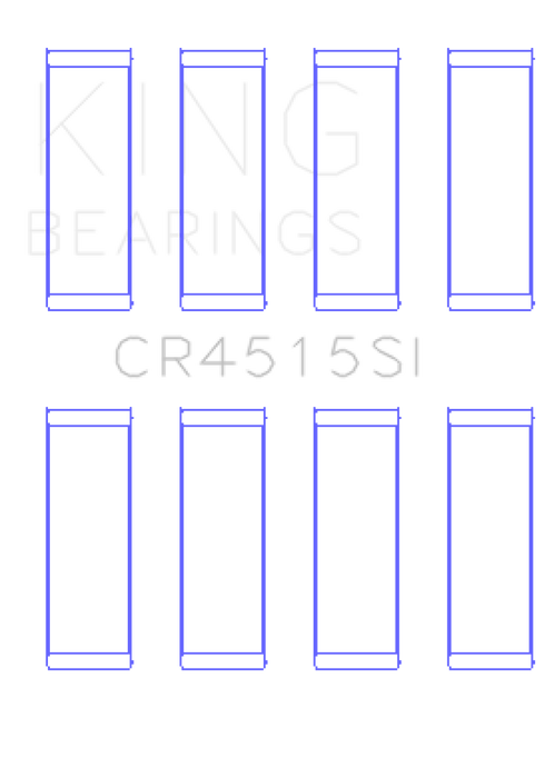 King Engine Bearings Ford/Mazda 2.0L Duratec (Size STD) Silicon Bi-Metal Aluminum Rod Bearing Set