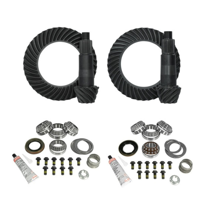 Yukon Gear & Install Kit Package For Jeep JL/JT Rubicon w/ D44 Front & Rear in a 5.38 Ratio