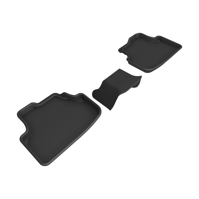 3D MAXpider 21-23 Volkswagen Gti/R Kagu Floor Mat- Black R2