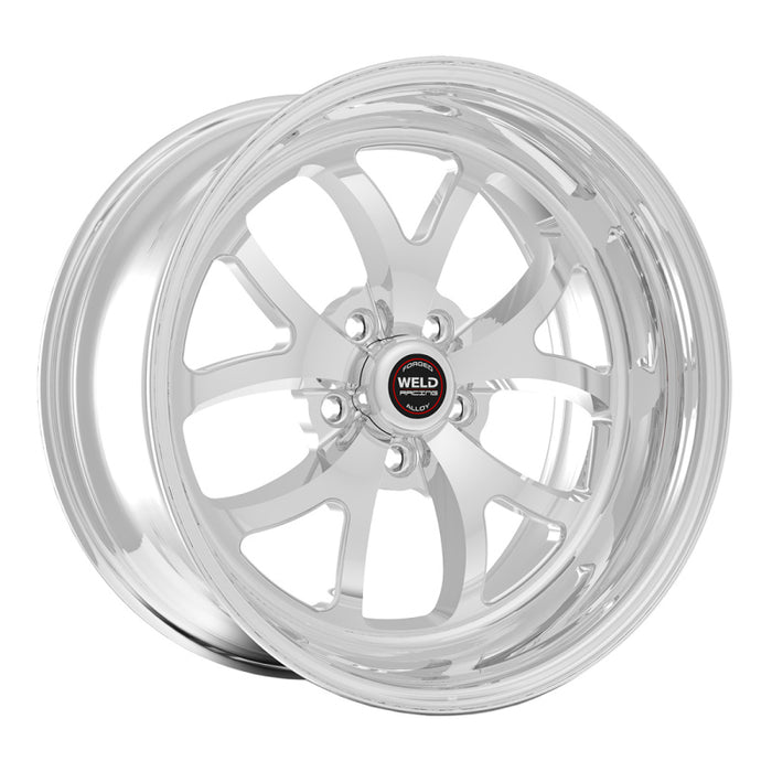 Weld S76 18x5 / 5x115 BP / 1.6in. BS Polished Wheel - Non-Beadlock