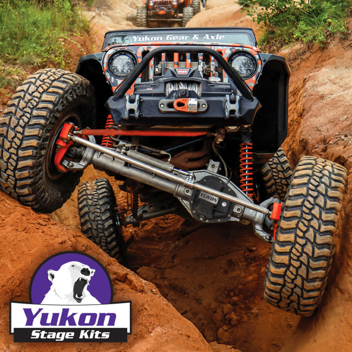 Yukon 18-23 Jeep JL & JT M220 Rear/M210 Front Stage 2 Gear Kit Package 5.38 RATIO w/ F&R Covers