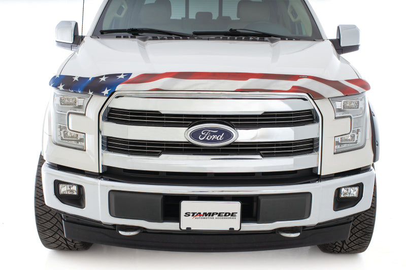 Stampede 2007-2017 Ford Expedition Vigilante Premium Hood Protector - Flag