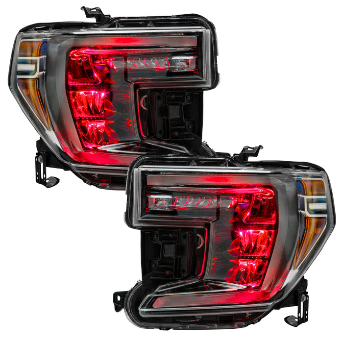 Oracle 19-21 Silverado/Sierra 1500 RGB Demon Eye Headlight Kit - w/o Controller