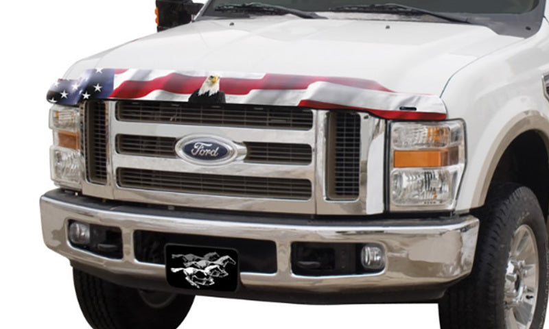 Stampede 2007-2017 Ford Expedition Vigilante Premium Hood Protector - Flag