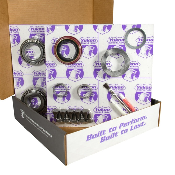 Yukon 8.8in Ford 4.11 Rear Ring & Pinion Install Kit 2.99in OD Axle Bearings and Seals