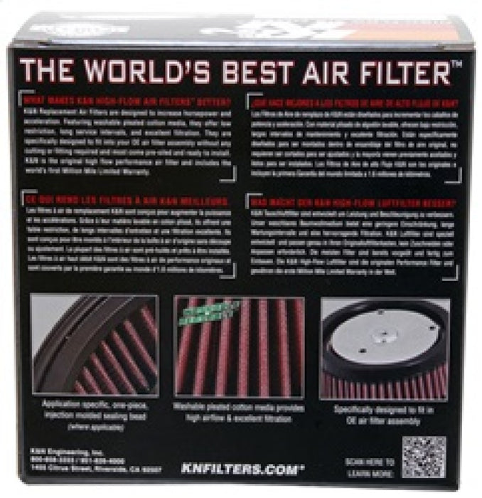 K&N S&S FILTER 6in OD x 4-5/8in ID x 2-3/16in H Replacement Filter for Harley-Davidson